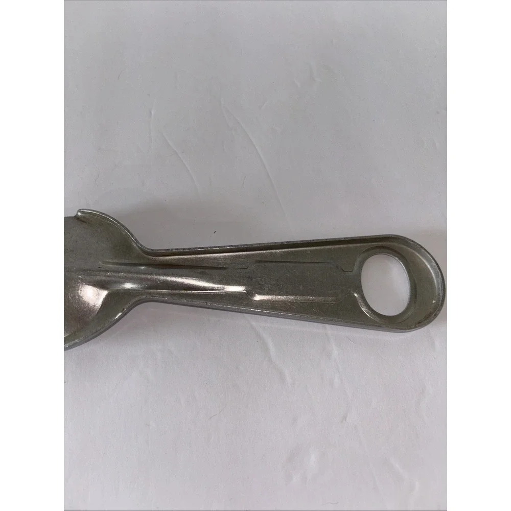 Vintage Aluminum Short'ning Ice Cream Spoon Scoop Farmhouse Kitchen Collectable